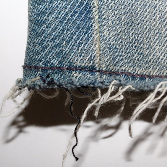 PacSun "Stacked Skinny" Distressed Frayed-Hem Jeans - Picture 7 of 16